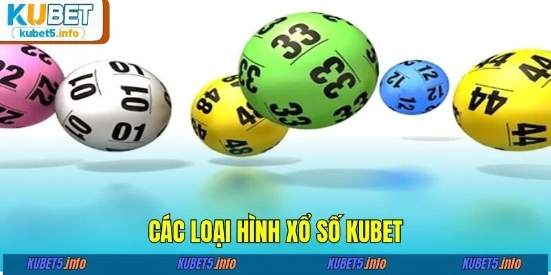 Các loại hình xổ số KUBET